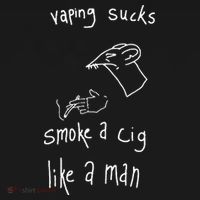 Heart Attack Man Vaping Sucks Smoke A Cig Like A Man Sweatshirt thumb 3