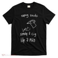Heart Attack Man Vaping Sucks Smoke A Cig Like A Man T-Shirt thumb 0
