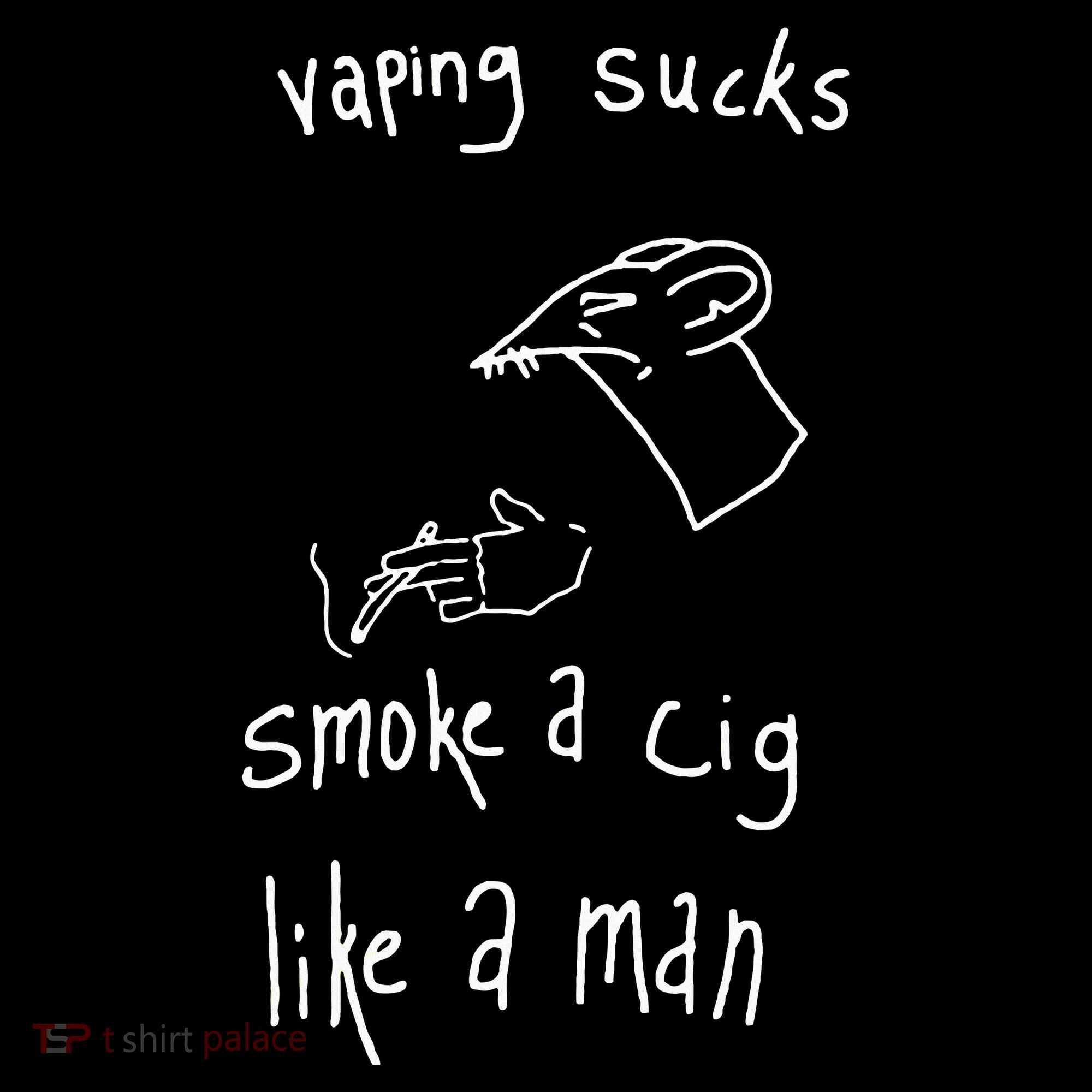 Heart Attack Man Vaping Sucks Smoke A Cig Like A Man Women's Hoodie