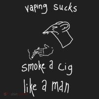 Heart Attack Man Vaping Sucks Smoke A Cig Like A Man Golf Towel thumb 3