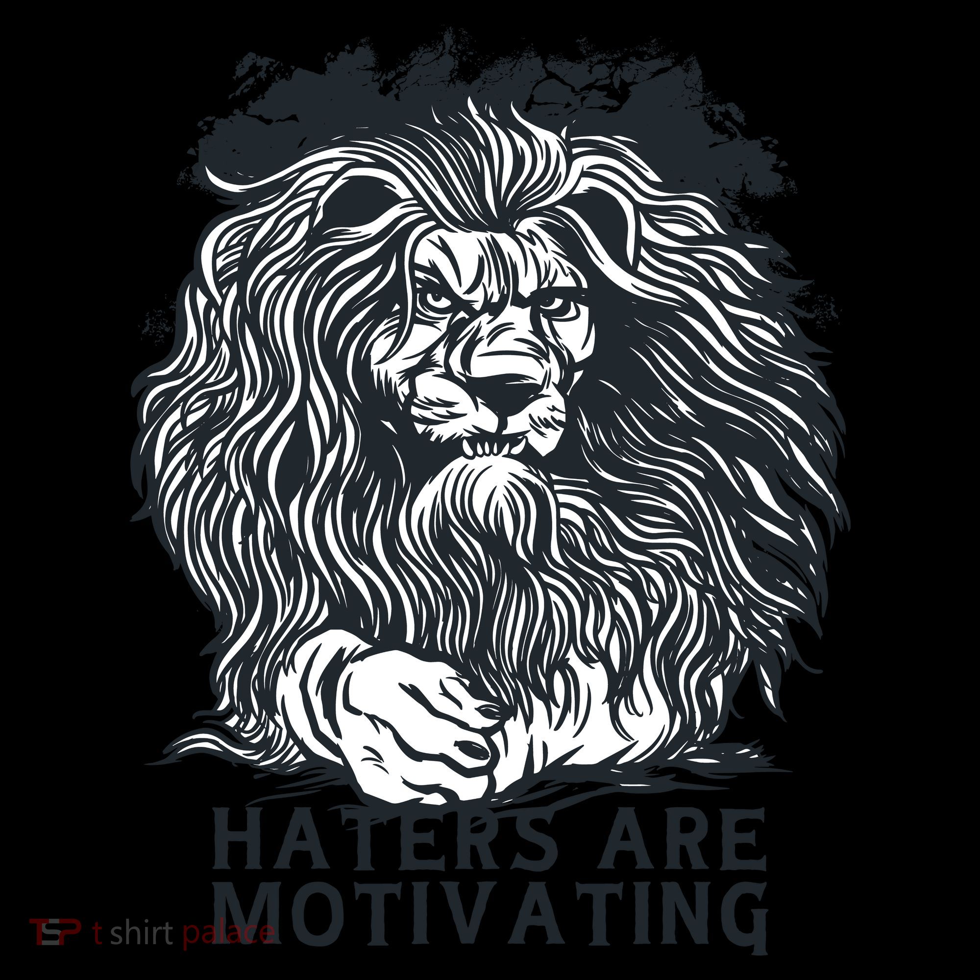 Haters Are Motivating Lion Quote Women's Hoodie
