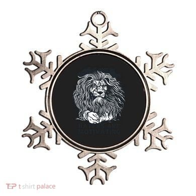 Haters Are Motivating Lion Quote Ornament