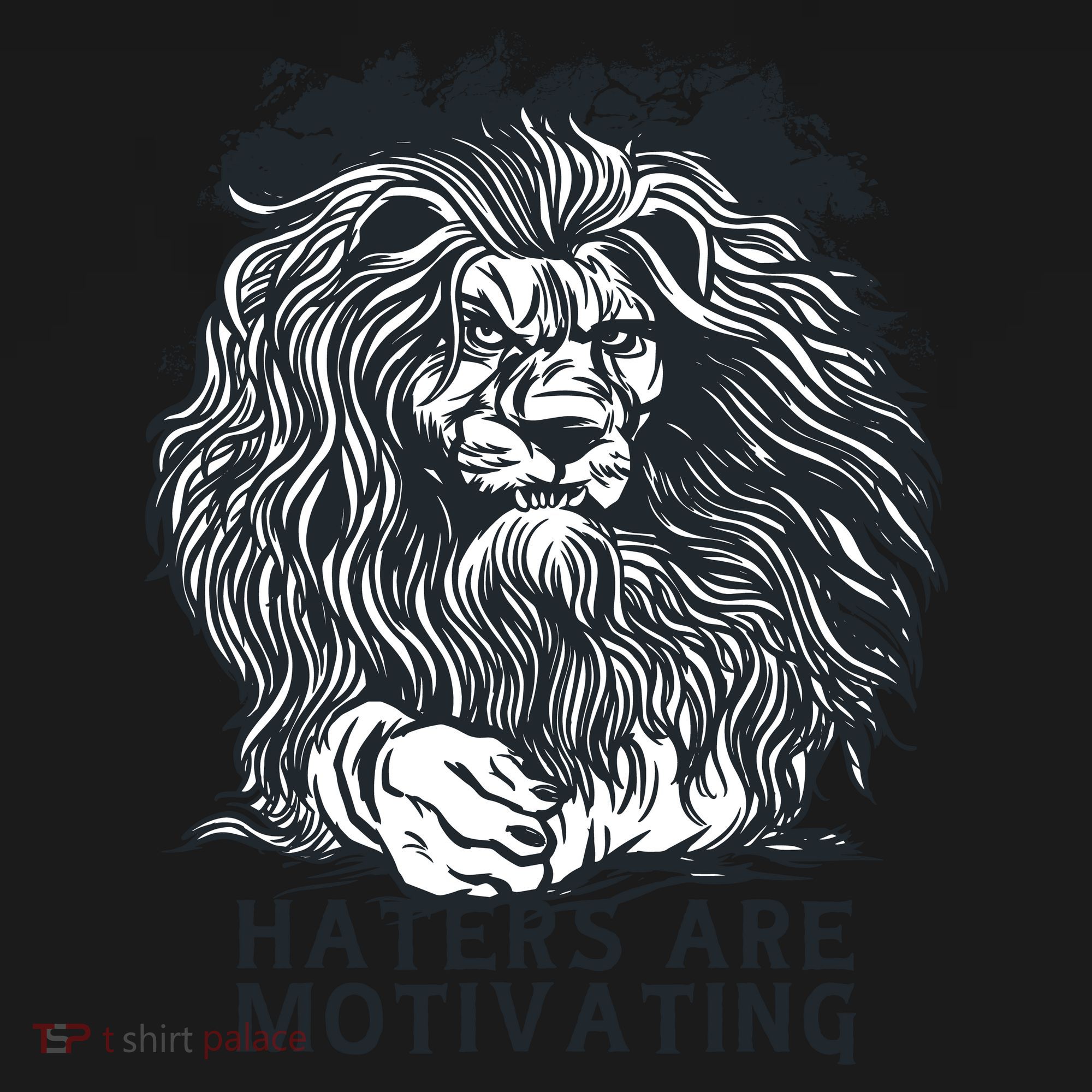 Haters Are Motivating Lion Quote Ornament