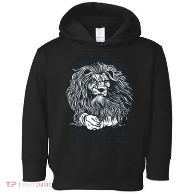Haters Are Motivating Lion Quote Toddler Hoodie