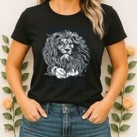 Haters Are Motivating Lion Quote Women's T-Shirt thumb 2