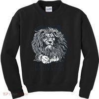 Haters Are Motivating Lion Quote Kids Sweatshirt thumb 0