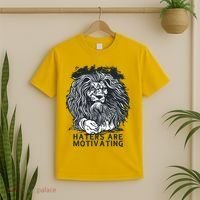 Haters Are Motivating Lion Quote T-Shirt thumb 2