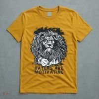Haters Are Motivating Lion Quote T-Shirt thumb 5