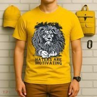 Haters Are Motivating Lion Quote T-Shirt thumb 6