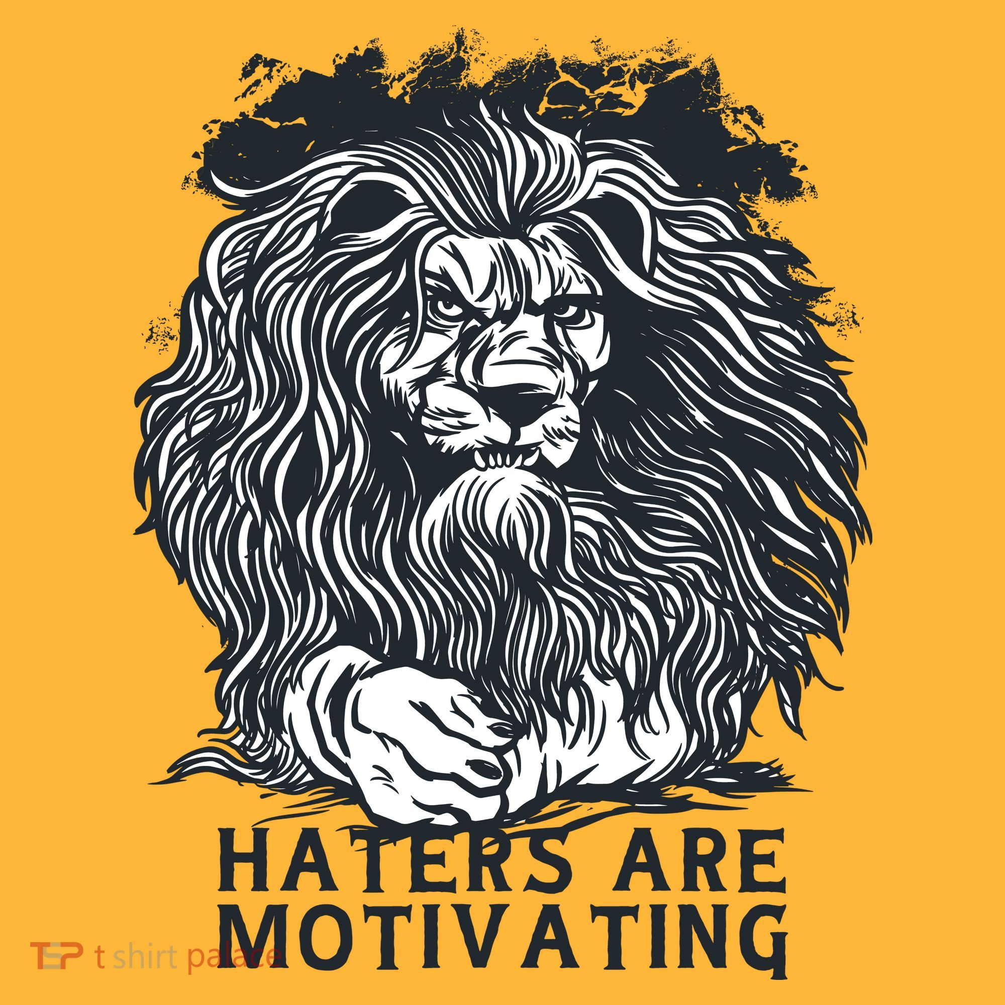 Haters Are Motivating Lion Quote Baby Bodysuit