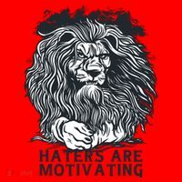 Haters Are Motivating Lion Quote Santa Hat thumb 1
