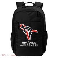 HIV Awareness Month Red Ribbon National AIDS Awareness Backpack thumb 0