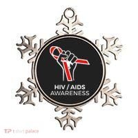 HIV Awareness Month Red Ribbon National AIDS Awareness Ornament thumb 0