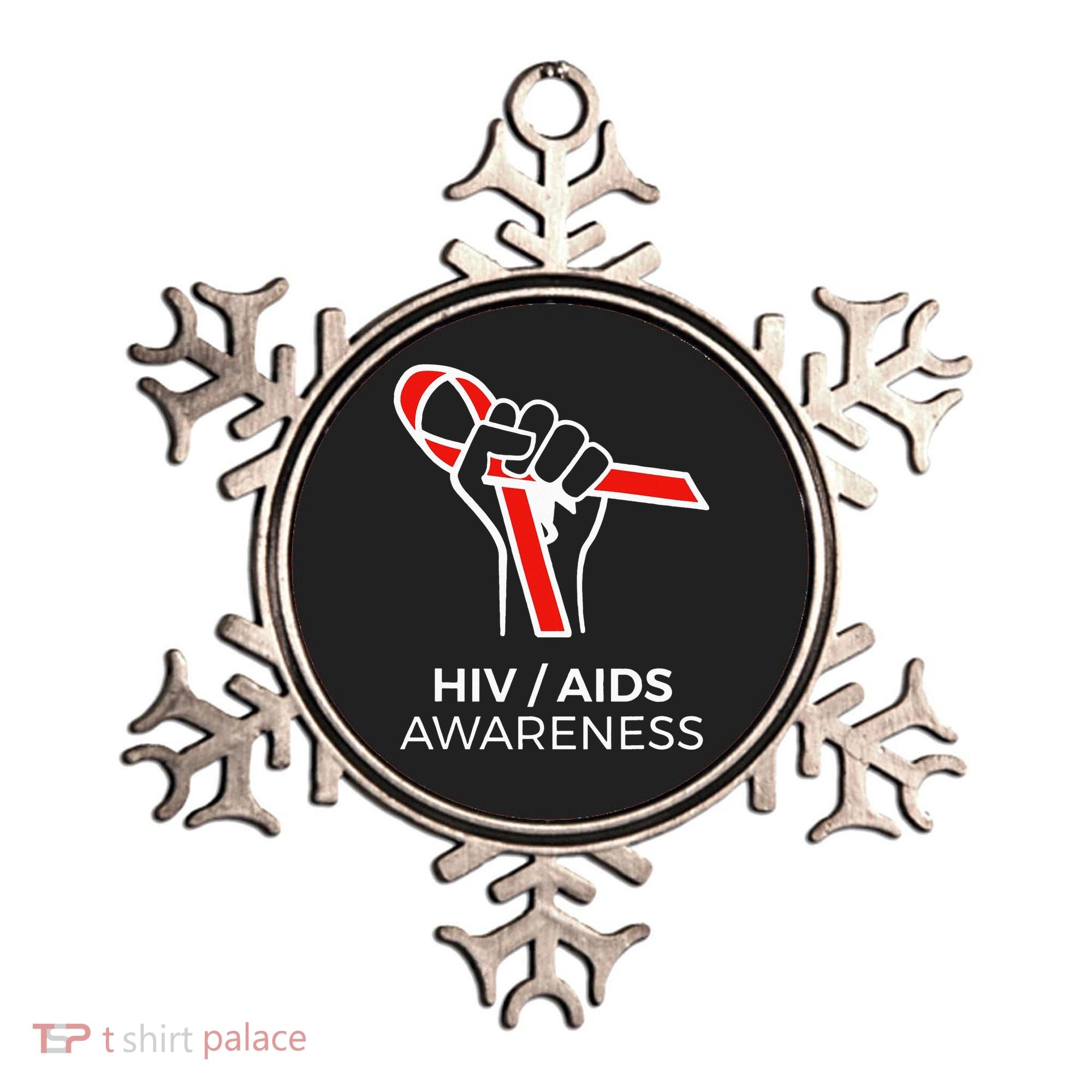 HIV Awareness Month Red Ribbon National AIDS Awareness Ornament