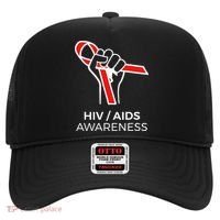 HIV Awareness Month Red Ribbon National AIDS Awareness Hat thumb 0