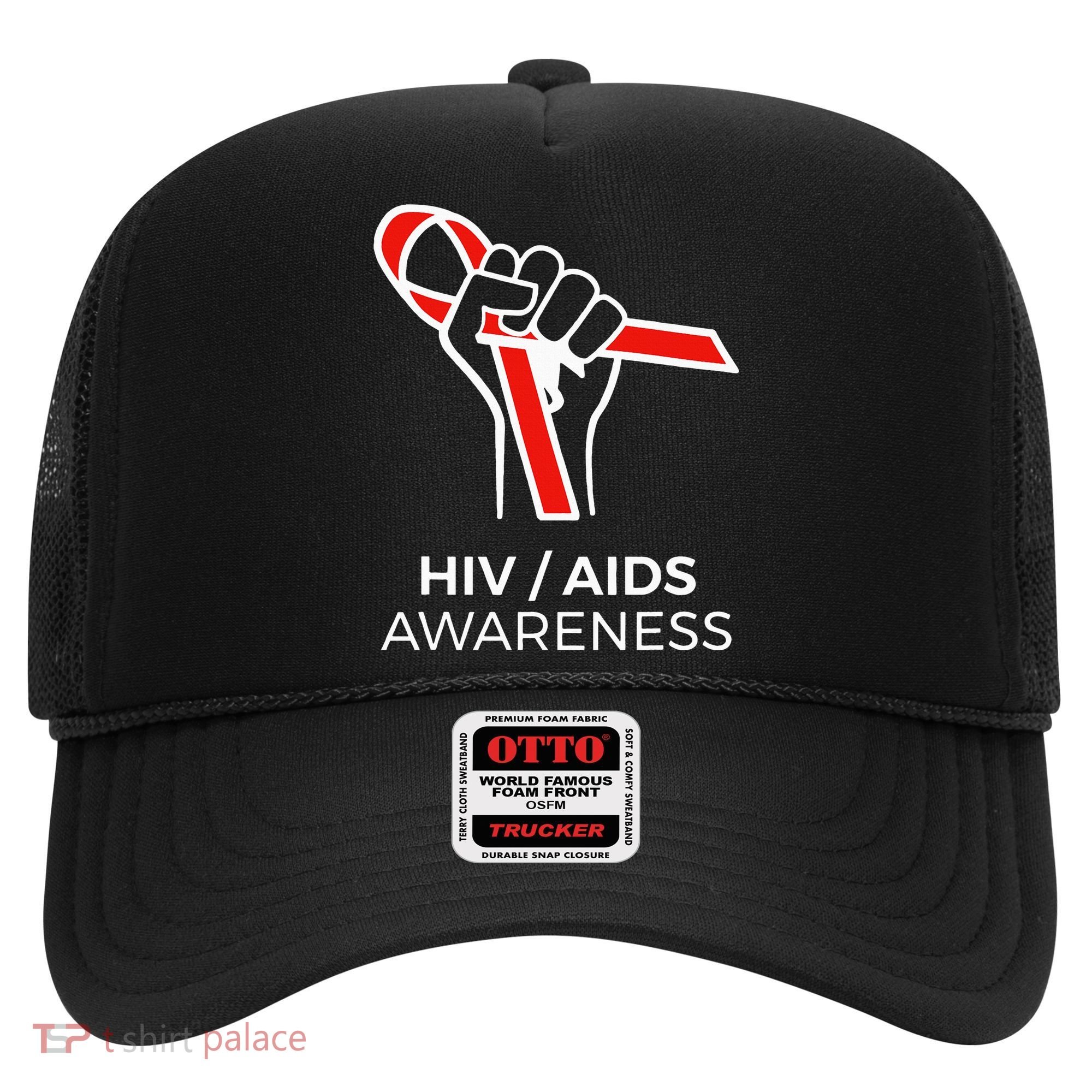 HIV Awareness Month Red Ribbon National AIDS Awareness Hat
