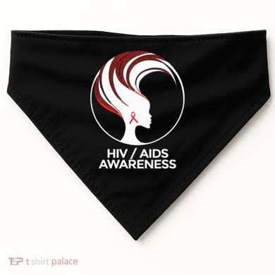 HIV Awareness Month AIDS USA-Made Doggie Bandana