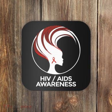 HIV Awareness Month AIDS Coaster