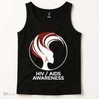 HIV Awareness Month AIDS Tank Top thumb 2