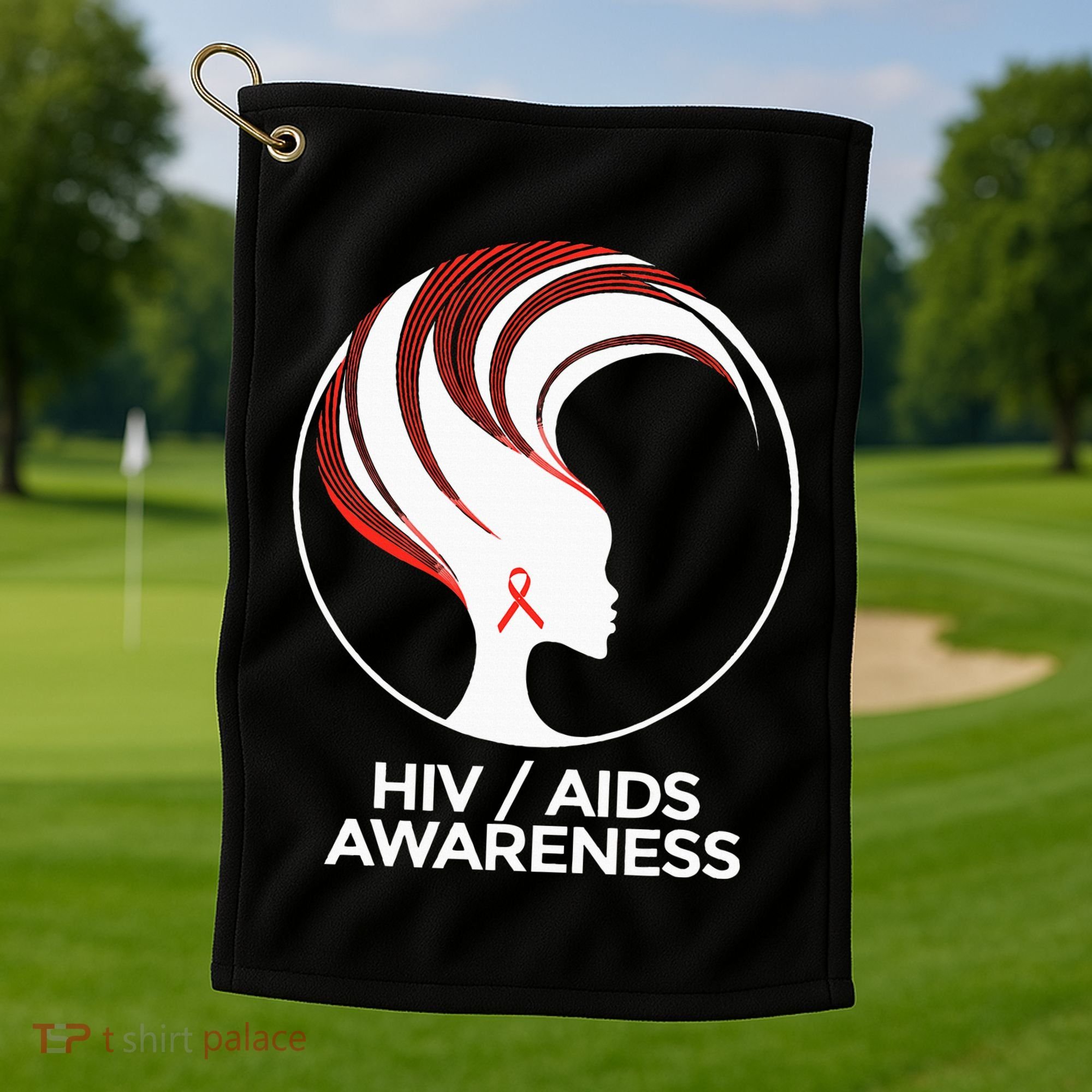 HIV Awareness Month AIDS Golf Towel
