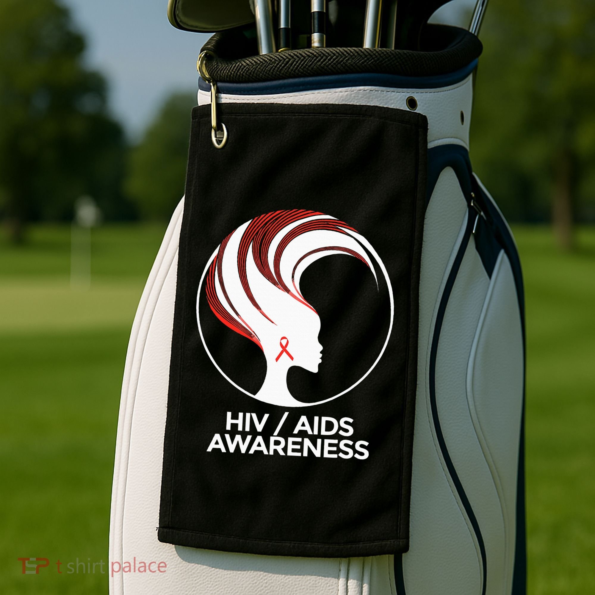 HIV Awareness Month AIDS Golf Towel
