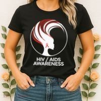 HIV Awareness Month AIDS Women's T-Shirt thumb 2