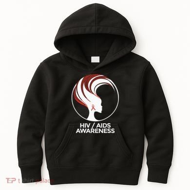 HIV Awareness Month AIDS Kids Hoodie