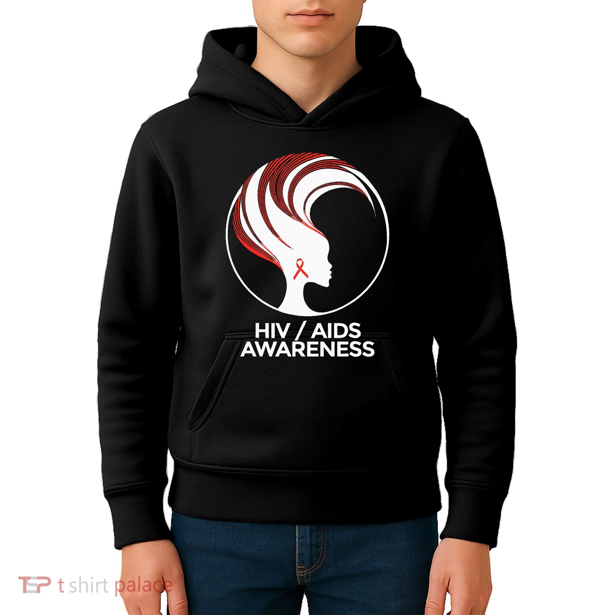 HIV Awareness Month AIDS Kids Hoodie