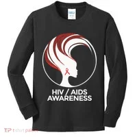 HIV Awareness Month AIDS Kids Long Sleeve Shirt thumb 0