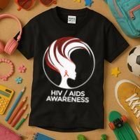 HIV Awareness Month AIDS Kids T-Shirt thumb 3