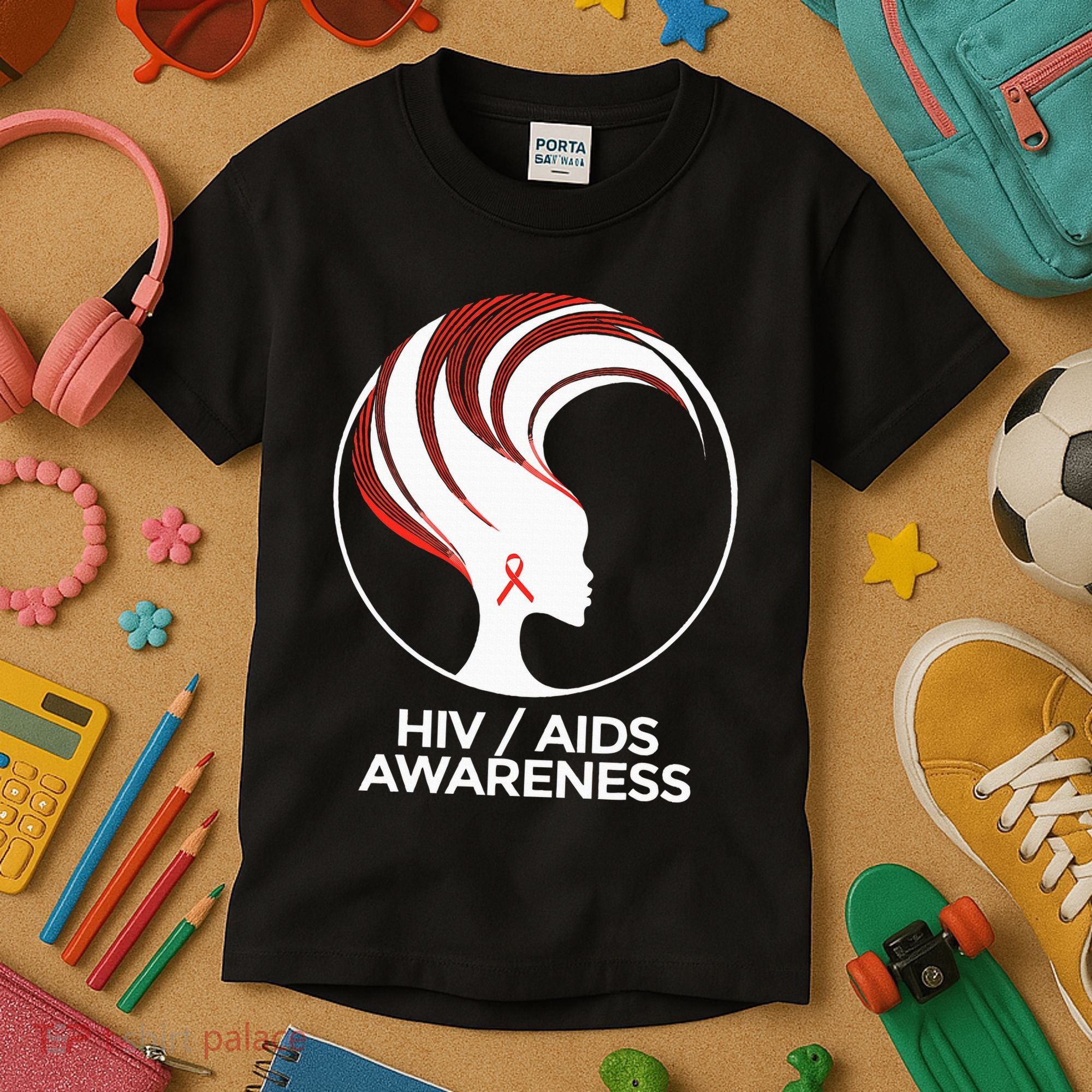 HIV Awareness Month AIDS Kids T-Shirt