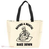 Having A Mental Bake Down Halloween Chef Tote Bag thumb 0