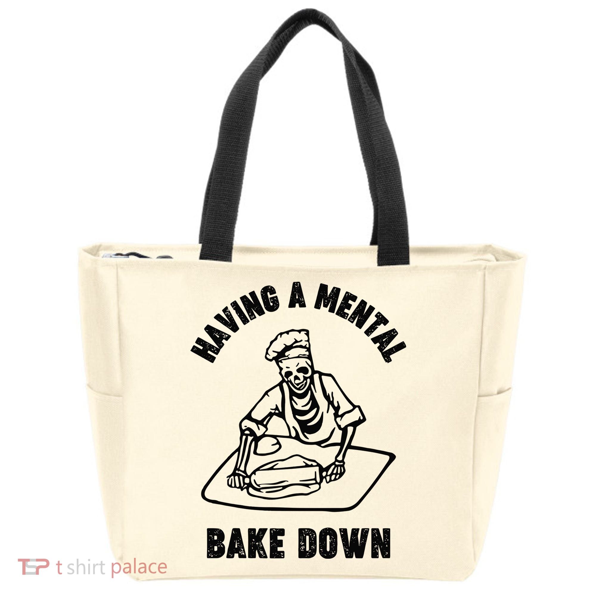 Having A Mental Bake Down Halloween Chef Tote Bag