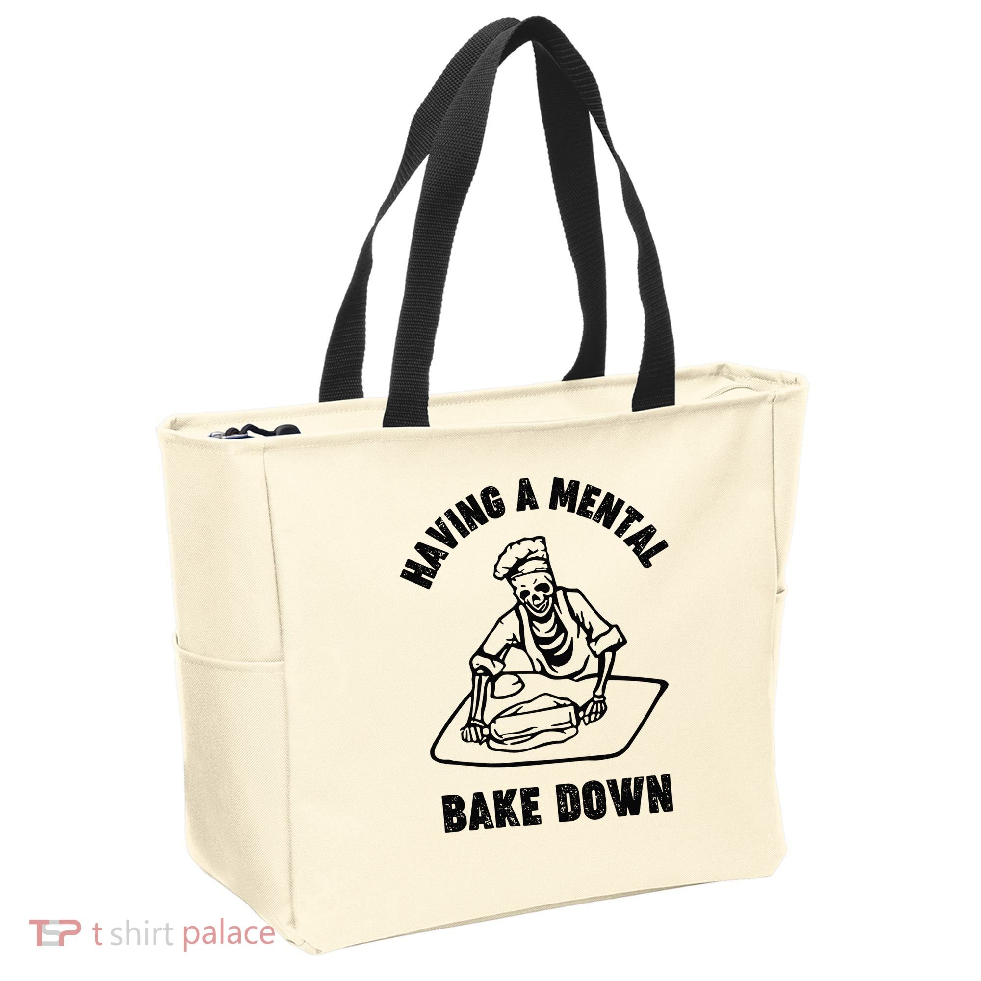 Having A Mental Bake Down Halloween Chef Tote Bag