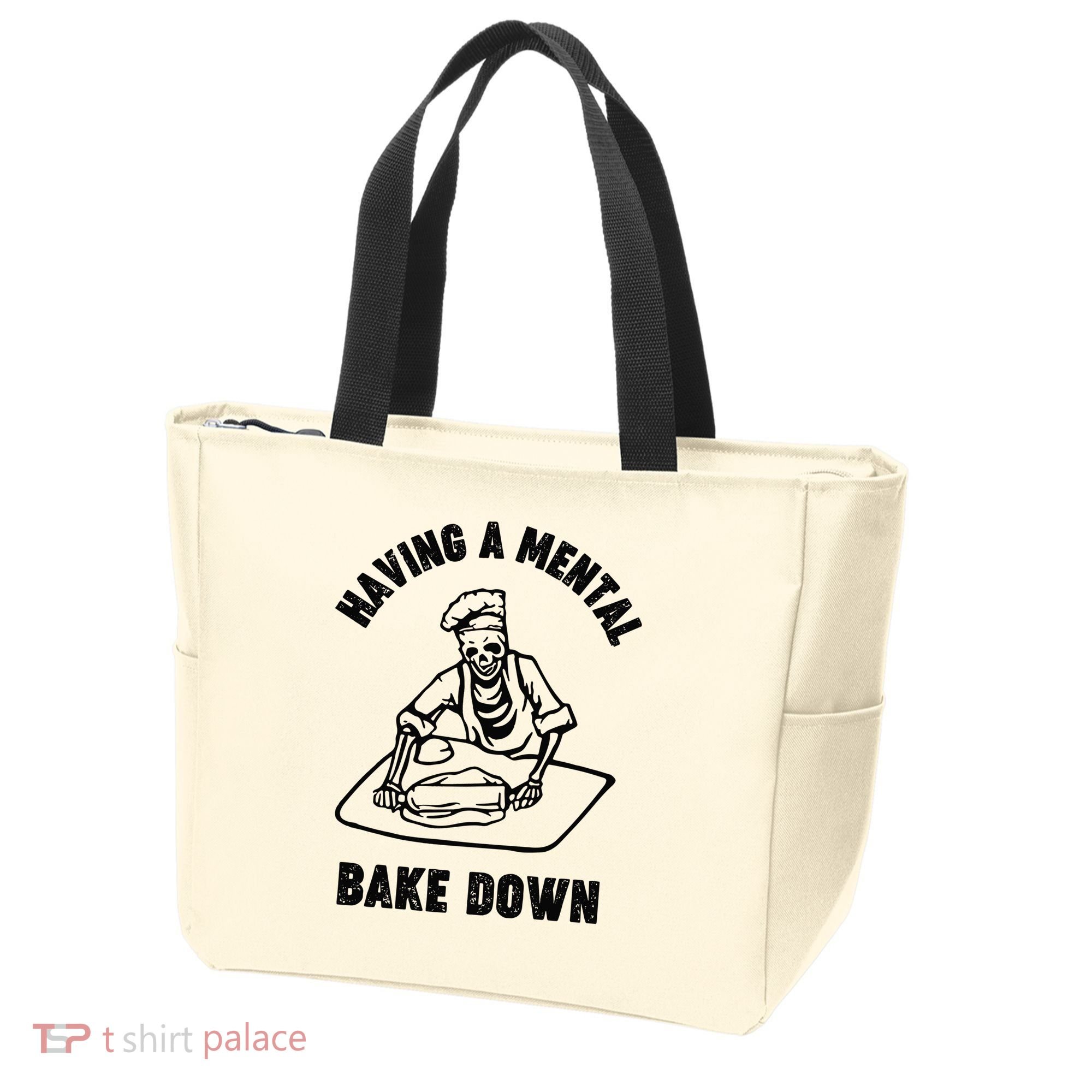 Having A Mental Bake Down Halloween Chef Tote Bag