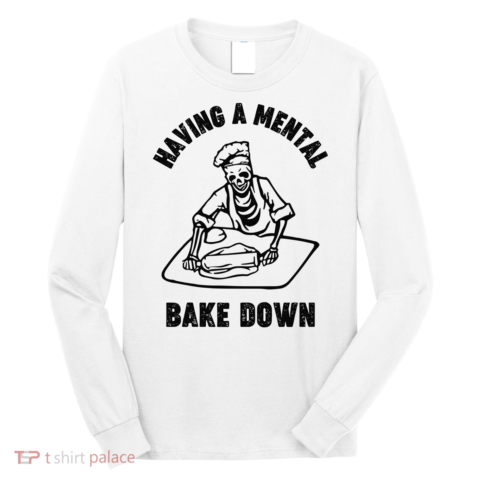 Having A Mental Bake Down Halloween Chef Long Sleeve Shirt