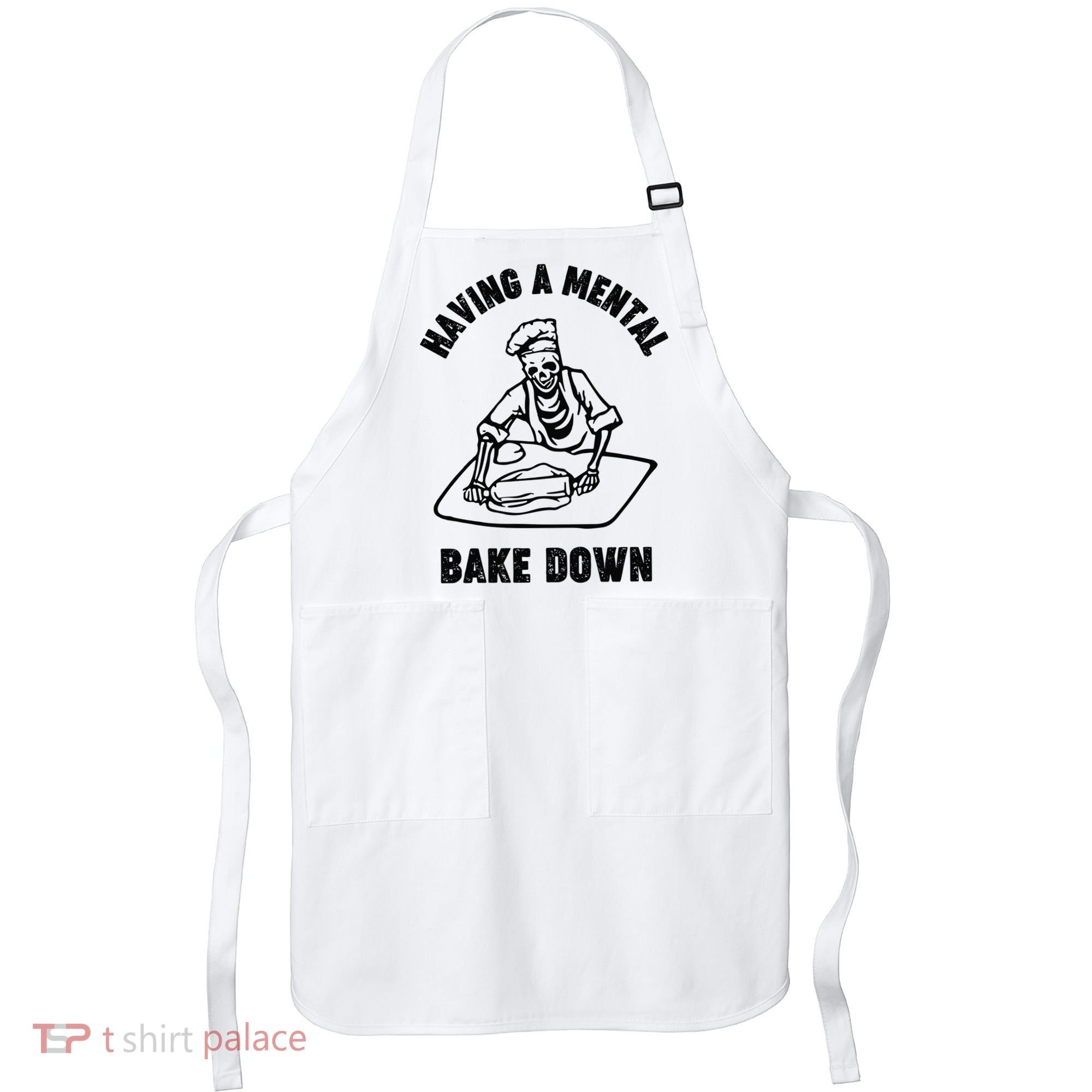 Having A Mental Bake Down Halloween Chef Apron