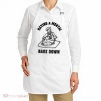 Having A Mental Bake Down Halloween Chef Apron thumb 2