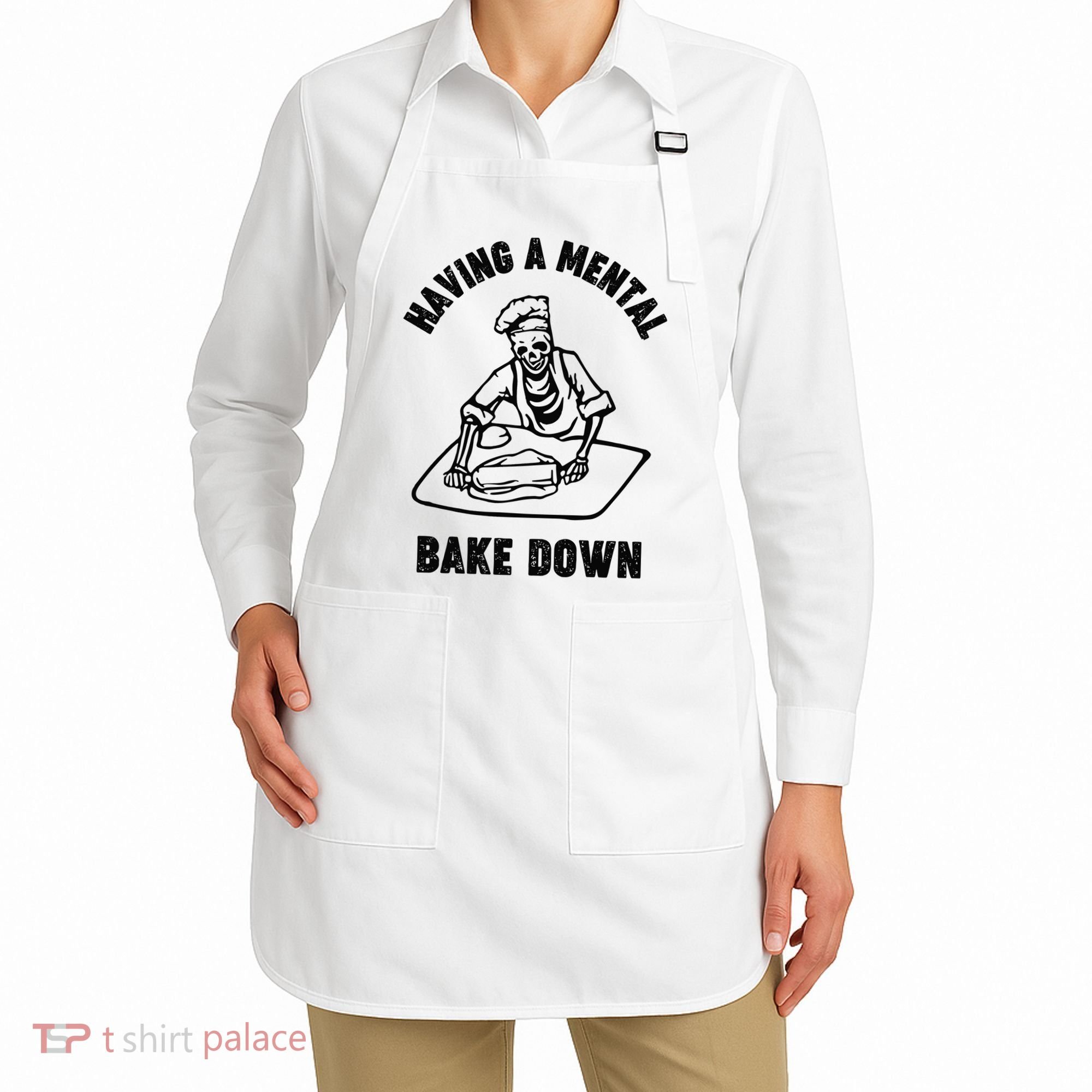 Having A Mental Bake Down Halloween Chef Apron