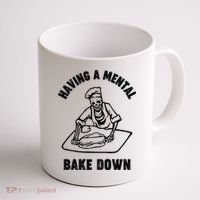 Having A Mental Bake Down Halloween Chef Coffee Mug thumb 1