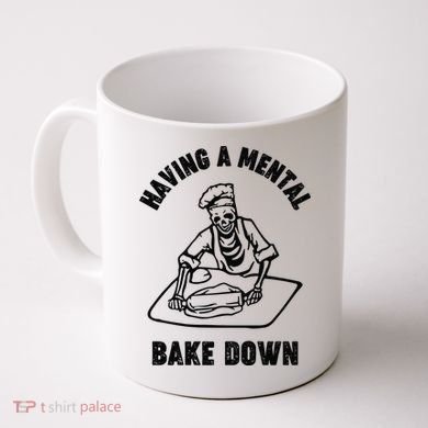 Having A Mental Bake Down Halloween Chef Coffee Mug