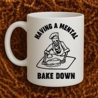 Having A Mental Bake Down Halloween Chef Coffee Mug thumb 2
