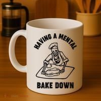 Having A Mental Bake Down Halloween Chef Coffee Mug thumb 4