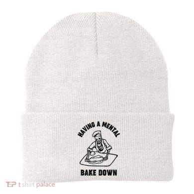 Having A Mental Bake Down Halloween Chef Beanie