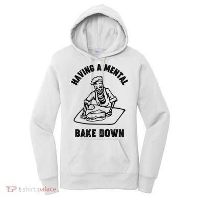 Having A Mental Bake Down Halloween Chef Women's Hoodie