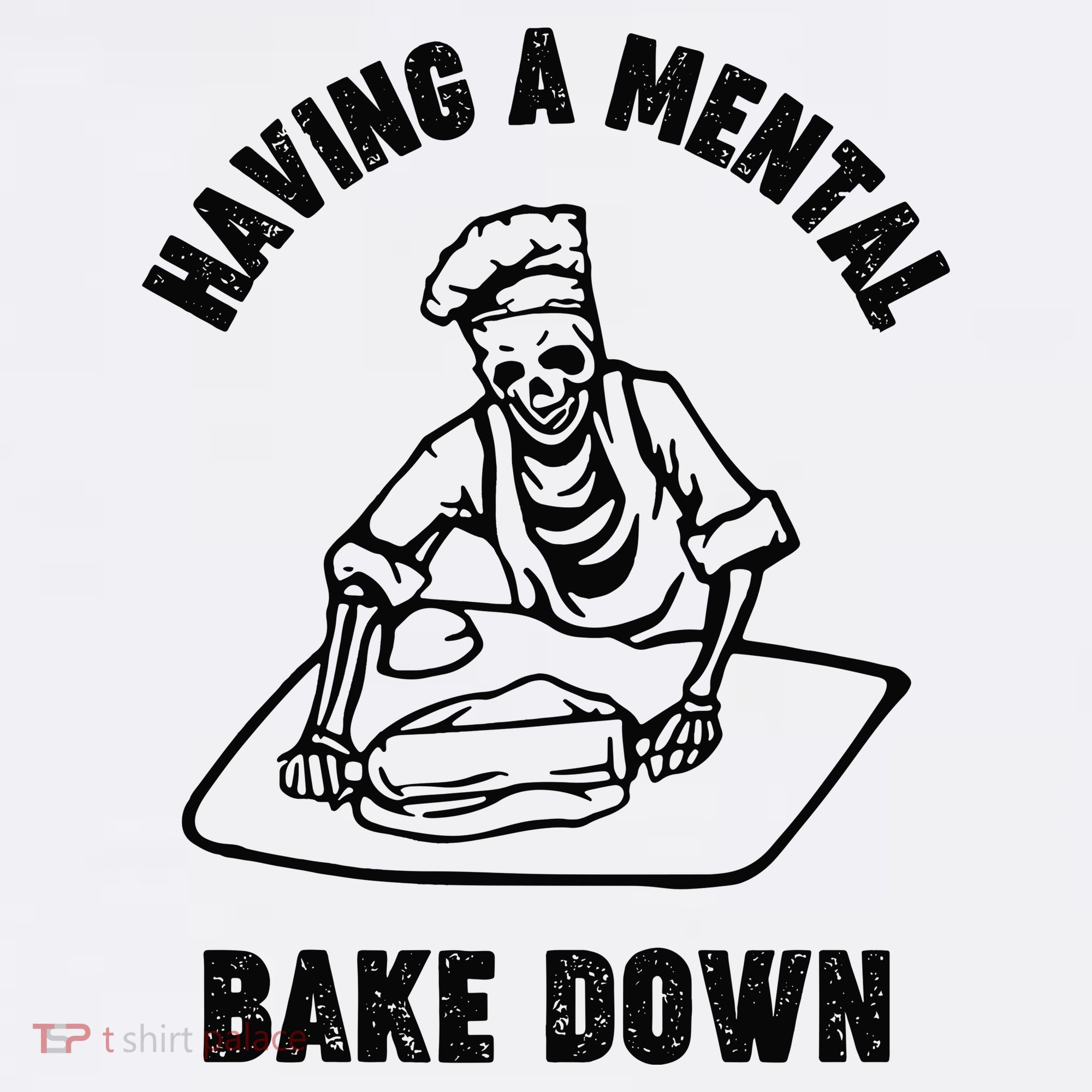 Having A Mental Bake Down Halloween Chef Mousepad