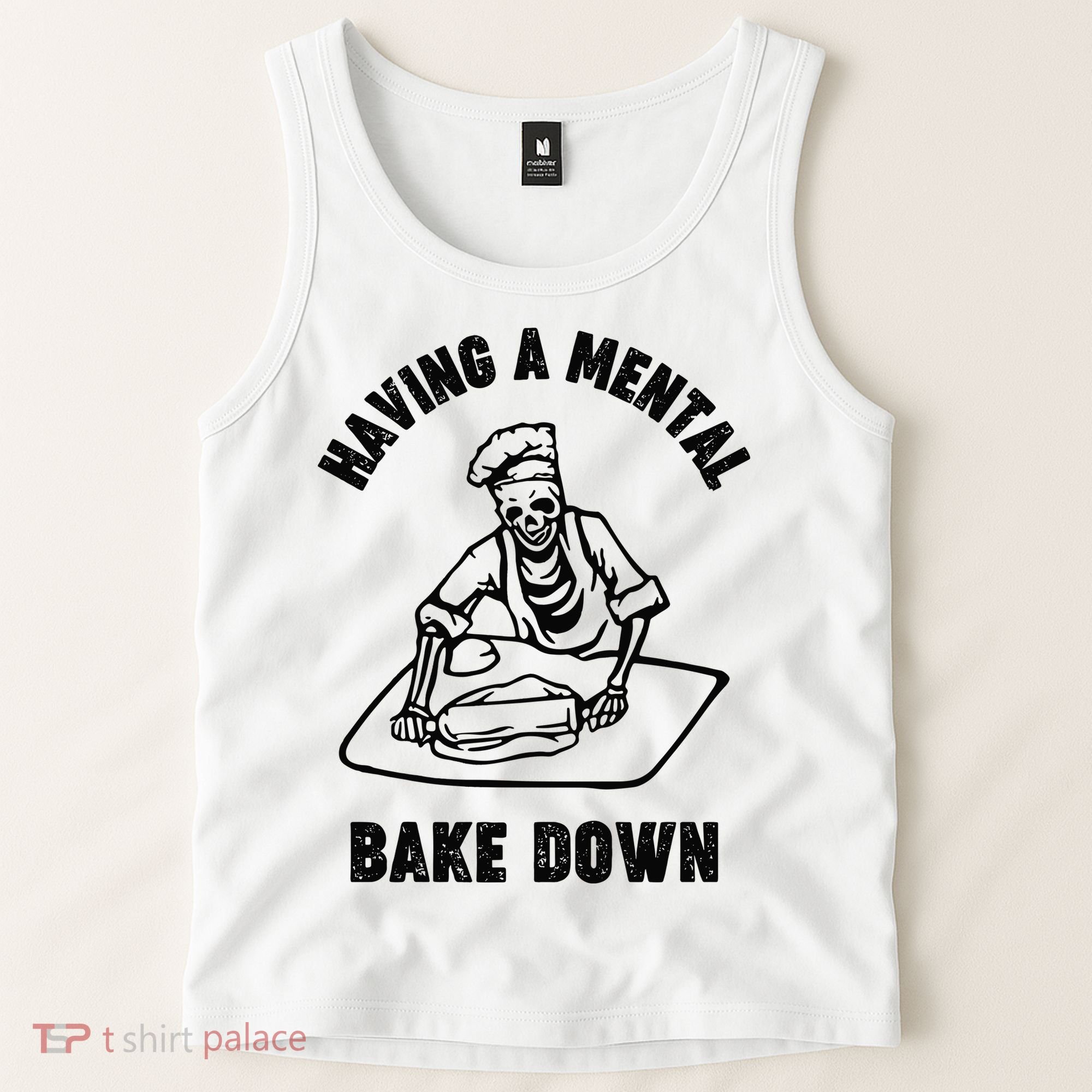 Having A Mental Bake Down Halloween Chef Tank Top