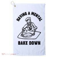 Having A Mental Bake Down Halloween Chef Golf Towel thumb 0