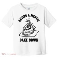 Having A Mental Bake Down Halloween Chef Toddler T-Shirt thumb 0