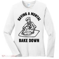 Having A Mental Bake Down Halloween Chef Women's Long Sleeve Shirt thumb 0